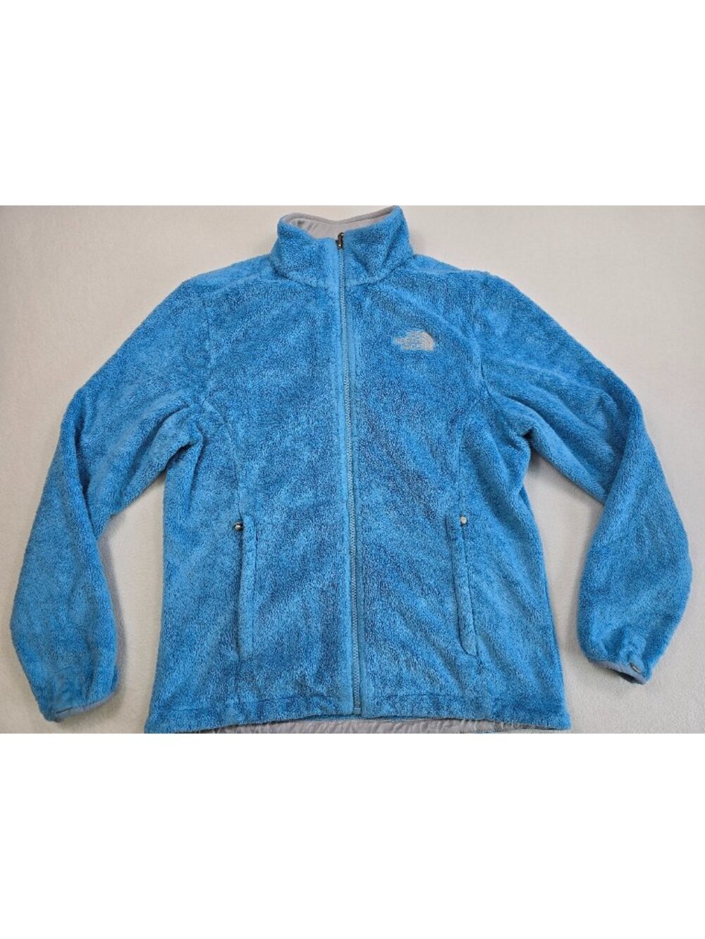 The North Face Womens Medium Blue Fleece Full Zip Jacket